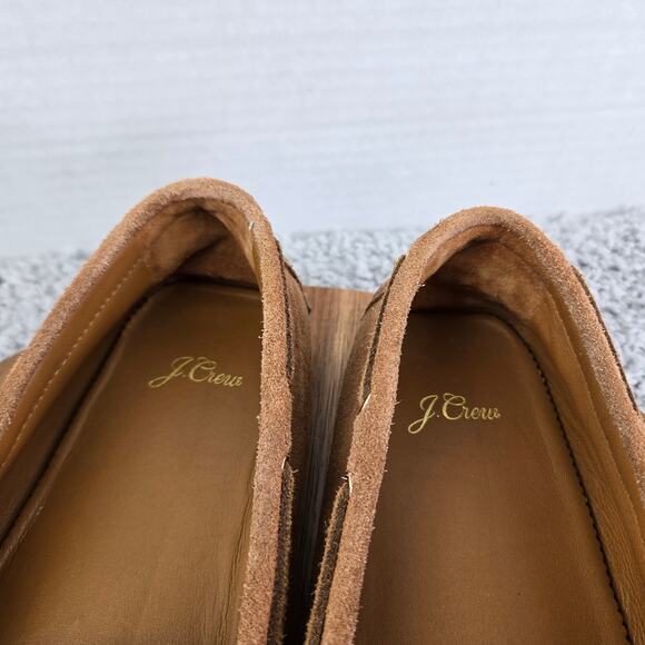 J. Crew Brown Suede Casual Lifestyle Slip On Driving Moccasin Loafer Womens 11 - Picture 13 of 14